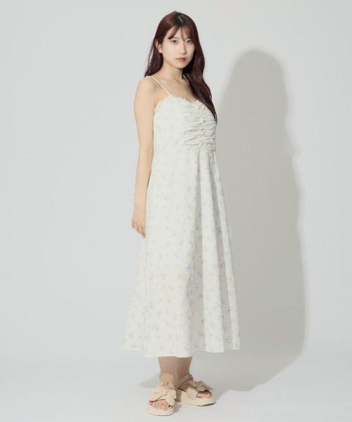 Pearl Floral Camisole Dress / パールフローラルキャミ