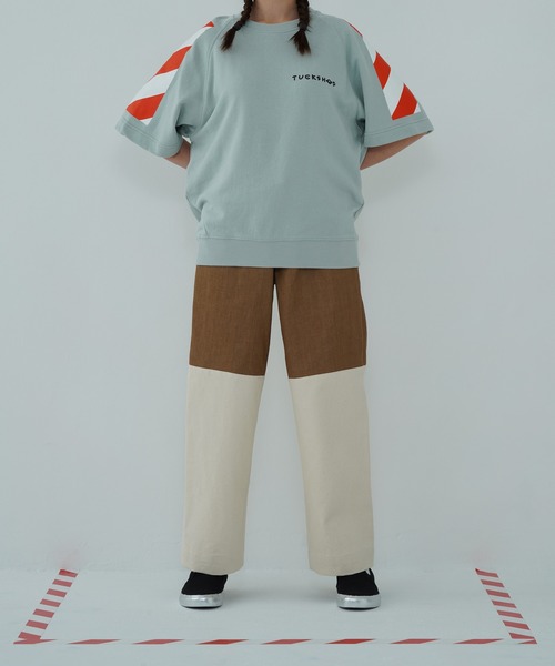 TUCKSHOP（タックショップ）の「SWITCH DENIM PANTS / スイッチ デニム パンツ（デニムパンツ・メンズ・ベージュ/ネイビー・1/2）」の6枚目の写真