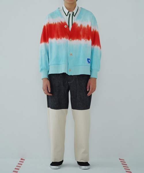 TUCKSHOP（タックショップ）の「SWITCH DENIM PANTS / スイッチ デニム パンツ（デニムパンツ・メンズ・ベージュ/ネイビー・1/2）」の5枚目の写真