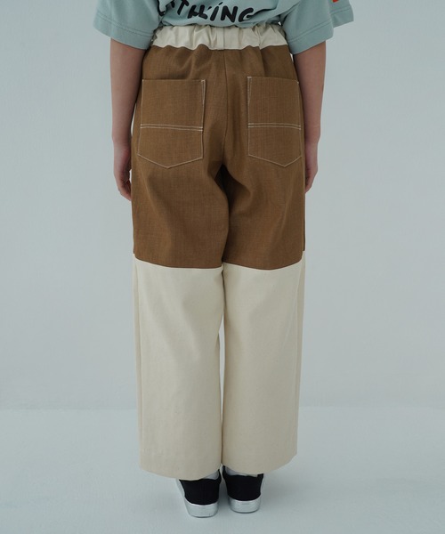 TUCKSHOP（タックショップ）の「SWITCH DENIM PANTS / スイッチ デニム パンツ（デニムパンツ・メンズ・ベージュ/ネイビー・1/2）」の14枚目の写真