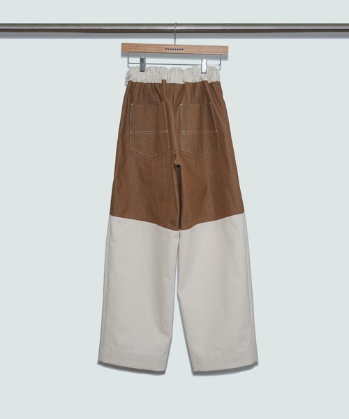 TUCKSHOP（タックショップ）の「SWITCH DENIM PANTS / スイッチ デニム パンツ（デニムパンツ・メンズ・ベージュ/ネイビー・1/2）」の15枚目の写真