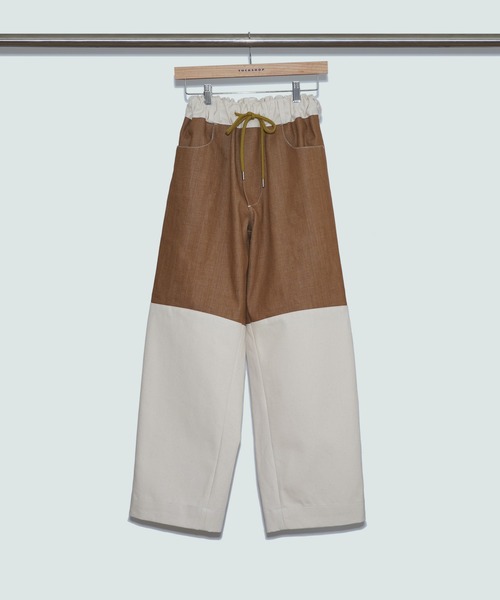 TUCKSHOP（タックショップ）の「SWITCH DENIM PANTS / スイッチ デニム パンツ（デニムパンツ・メンズ・ベージュ/ネイビー・1/2）」の17枚目の写真