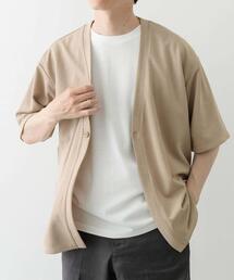 ITEMS URBANRESEARCH | ジャガード5分袖カーディガン+ポンチTシャツセット(カーディガン/ボレロ)