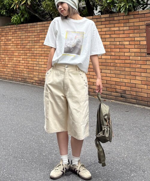 CIAOPANIC TYPY（チャオパニックティピー）の「【UNISEX】ユニークアニマルフォトTEE（Tシャツ/カットソー・レディース・ホワイト/ホワイト系その他/ホワイト系その他2・MEDIUM/LARGE）」の11枚目の写真