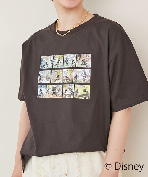 le.coeur blanc(ルクールブラン)の「【Disney】Comic/プリントTシャツ(Tシャツ/カットソー・レディース・オフホワイト/ダークグレー・38)」の20枚目の写真