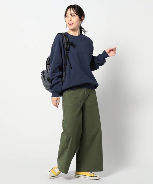 BROOKLYN OVERALL(ブルックリンオーバーオール)の「【BROOKLYN OVERALL 】ワイドベイカーパンツ(その他パンツ・レディース・ベージュ/カーキ・FREE)」の7枚目の写真