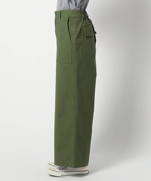 BROOKLYN OVERALL(ブルックリンオーバーオール)の「【BROOKLYN OVERALL 】ワイドベイカーパンツ(その他パンツ・レディース・ベージュ/カーキ・FREE)」の9枚目の写真