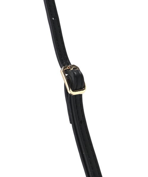 NATURAL BEAUTY BASIC（ナチュラルビューティーベーシック）の「◇ナローストラップバケットバッグ（ショルダーバッグ・レディース・ブラック/ワイン・ﾌﾘ-）」の8枚目の写真