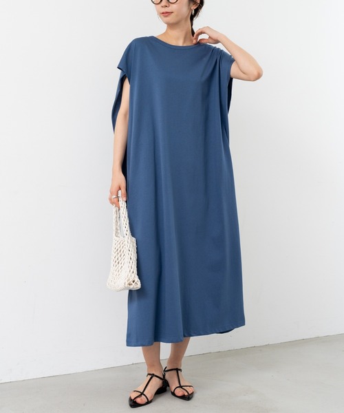 refinedworks（リファインドワークス）の「【refinedworks】1枚で決まるこなれ感たっぷり 2WAYワンピース！（ワンピース・レディース・ブルー/チャコールグレー/ブラウン・FREE）」の19枚目の写真