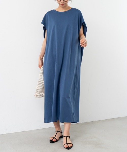 refinedworks（リファインドワークス）の「【refinedworks】1枚で決まるこなれ感たっぷり 2WAYワンピース！（ワンピース・レディース・ブルー/チャコールグレー/ブラウン・FREE）」の16枚目の写真