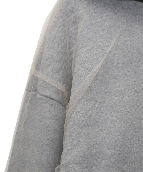 UNDERCOVER（アンダーカバー）の「UP2E1802（パーカー・レディース・ブラック/ネイビー/トップグレー・1/2）」の6枚目の写真