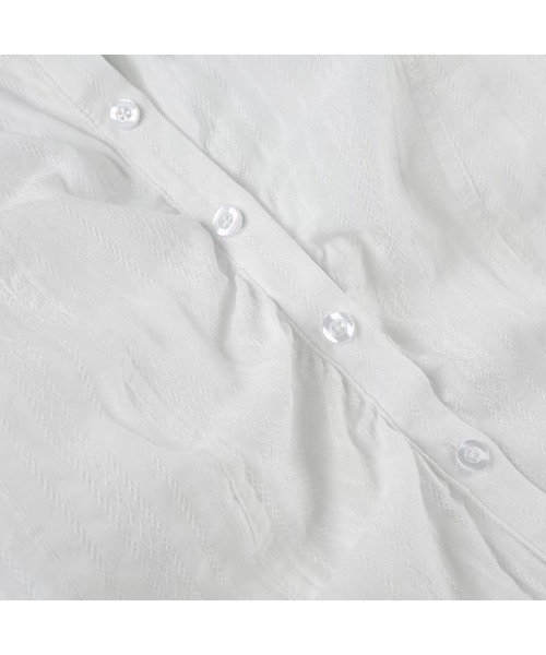 ARCHIVER（アーカイバ）の「【Lp】ストライプタイトシャツ（シャツ/ブラウス・レディース・ホワイト・SMALL/MEDIUM/LARGE）」の8枚目の写真