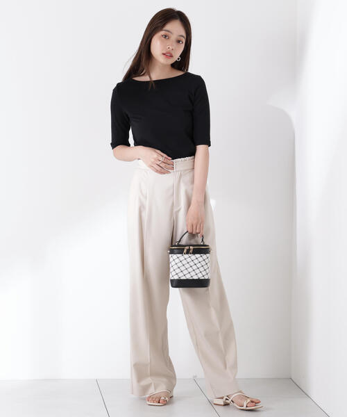 PROPORTION BODY DRESSING（プロポーションボディドレッシング）の「レイヤード風イージーパンツ / 1215230601（その他パンツ・レディース・ダークグレー/ベージュ・SMALL/MEDIUM/P/S）」の17枚目の写真