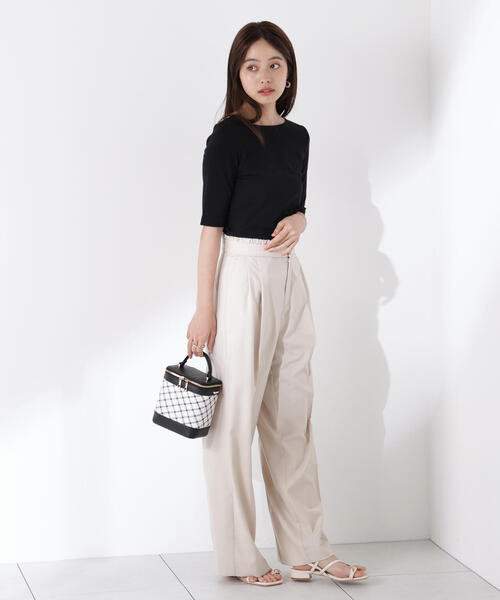 PROPORTION BODY DRESSING（プロポーションボディドレッシング）の「レイヤード風イージーパンツ / 1215230601（その他パンツ・レディース・ダークグレー/ベージュ・SMALL/MEDIUM/P/S）」の18枚目の写真