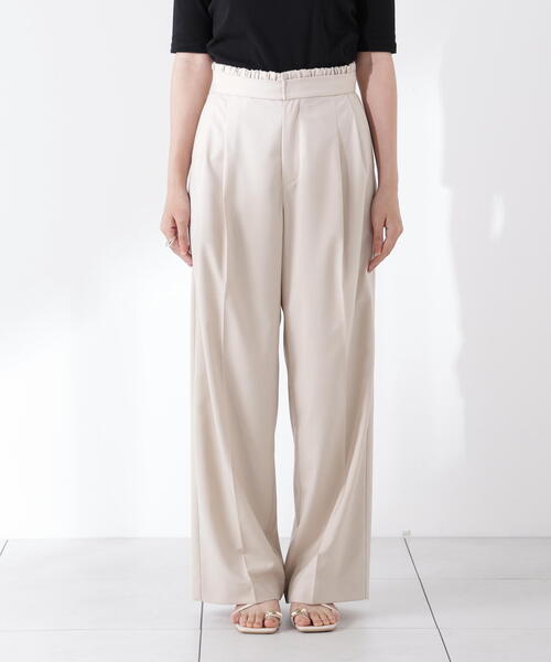 PROPORTION BODY DRESSING（プロポーションボディドレッシング）の「レイヤード風イージーパンツ / 1215230601（その他パンツ・レディース・ダークグレー/ベージュ・SMALL/MEDIUM/P/S）」の21枚目の写真