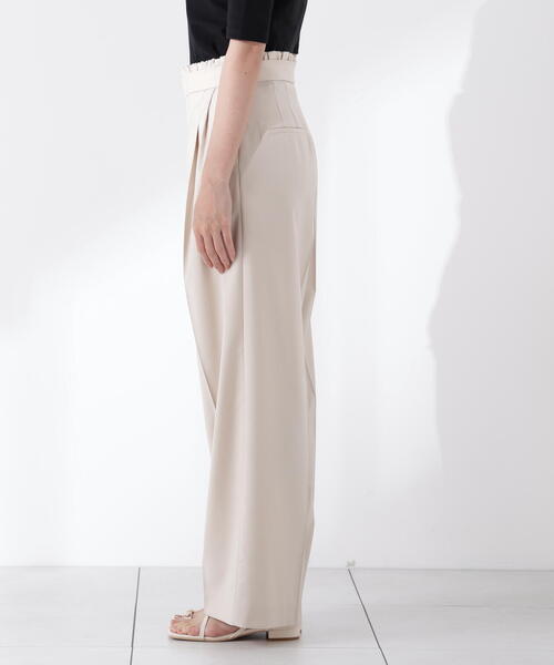 PROPORTION BODY DRESSING（プロポーションボディドレッシング）の「レイヤード風イージーパンツ / 1215230601（その他パンツ・レディース・ダークグレー/ベージュ・SMALL/MEDIUM/P/S）」の22枚目の写真