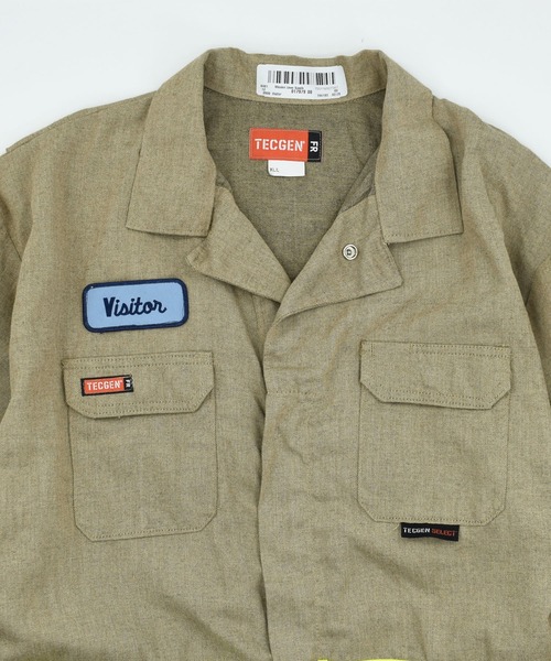 VINTAGE（ヴィンテージ）の「【USED】TECGEN ワーク オールインワン USA製（つなぎ/オールインワン・メンズ・カーキ・X-LARGE）」の18枚目の写真