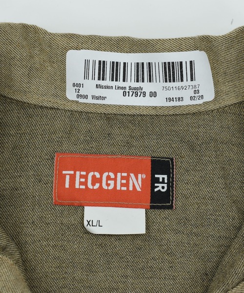 VINTAGE（ヴィンテージ）の「【USED】TECGEN ワーク オールインワン USA製（つなぎ/オールインワン・メンズ・カーキ・X-LARGE）」の12枚目の写真