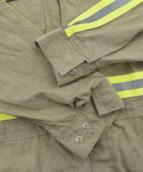 VINTAGE（ヴィンテージ）の「【USED】TECGEN ワーク オールインワン USA製（つなぎ/オールインワン・メンズ・カーキ・X-LARGE）」の15枚目の写真