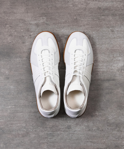 GERMAN TRAINER（ジャーマントレーナー）の「GERMAN ARMY TRAINER ORIGINAL ジャーマンアーミートレーナーオリジナル ジャーマントレーナー /  GAT1001-DARK HONEY（スニーカー・メンズ・ホワイト/ブラック・44/40/38/39/41/42/45/43/36/37）」の11枚目の写真