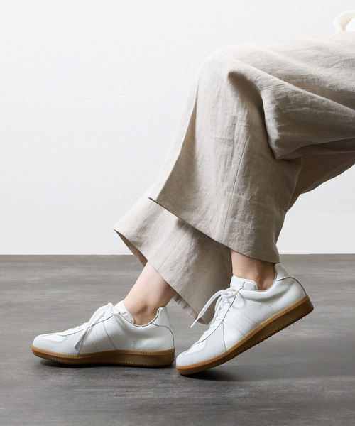 GERMAN TRAINER（ジャーマントレーナー）の「GERMAN ARMY TRAINER ORIGINAL ジャーマンアーミートレーナーオリジナル ジャーマントレーナー /  GAT1001-DARK HONEY（スニーカー・メンズ・ホワイト/ブラック・44/40/38/39/41/42/45/43/36/37）」の20枚目の写真