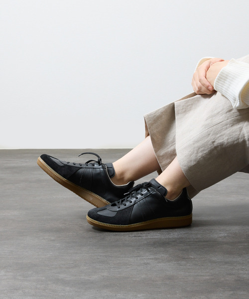 GERMAN TRAINER（ジャーマントレーナー）の「GERMAN ARMY TRAINER ORIGINAL ジャーマンアーミートレーナーオリジナル ジャーマントレーナー /  GAT1001-DARK HONEY（スニーカー・メンズ・ホワイト/ブラック・44/40/38/39/41/42/45/43/36/37）」の16枚目の写真