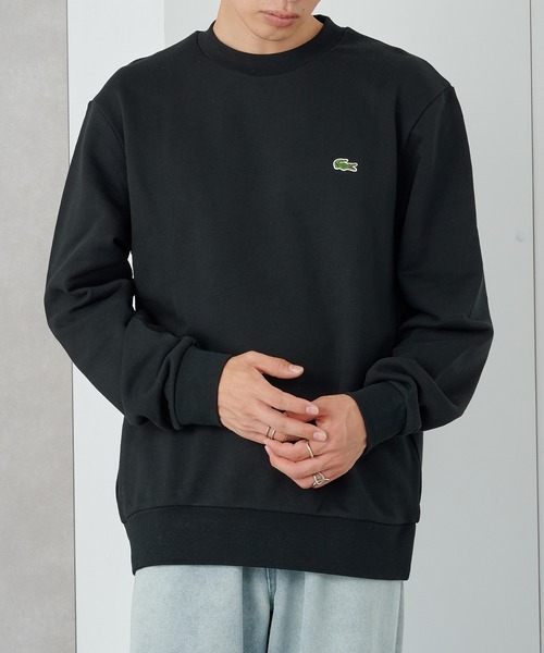 LACOSTE（ラコステ）の「【LACOSTE】ラウンドネックリブプルオーバースウェット SH9801-99（スウェット・レディース・ブラック/ネイビー/ベージュ・L/M/S）」の17枚目の写真