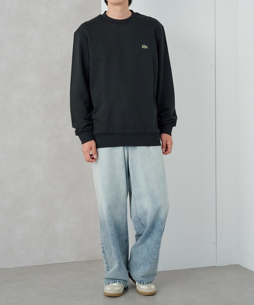 LACOSTE（ラコステ）の「【LACOSTE】ラウンドネックリブプルオーバースウェット SH9801-99（スウェット・レディース・ブラック/ネイビー/ベージュ・L/M/S）」の14枚目の写真