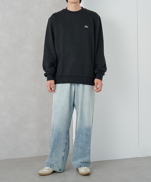 LACOSTE（ラコステ）の「【LACOSTE】ラウンドネックリブプルオーバースウェット SH9801-99（スウェット・レディース・ブラック/ネイビー/ベージュ・L/M/S）」の18枚目の写真