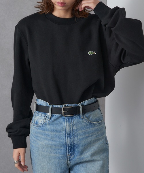 LACOSTE（ラコステ）の「【LACOSTE】ラウンドネックリブプルオーバースウェット SH9801-99（スウェット・レディース・ブラック/ネイビー/ベージュ・L/M/S）」の10枚目の写真