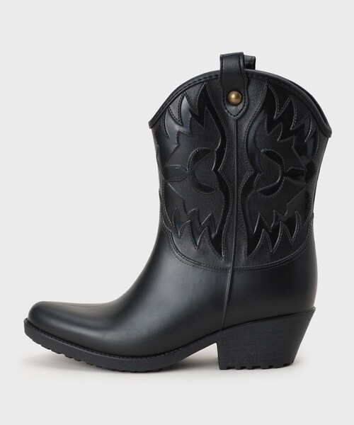 OPAQUE.CLIP(オペークドットクリップ)の「レインウエスタンブーツ(ブーツ・レディース・ブラック・02/03)」の6枚目の写真