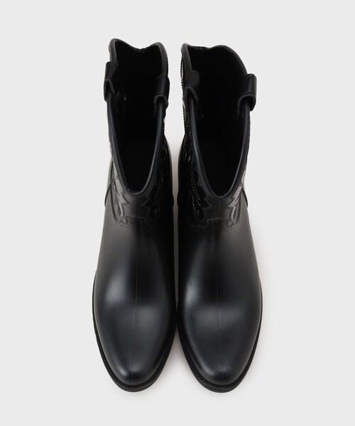 OPAQUE.CLIP(オペークドットクリップ)の「レインウエスタンブーツ(ブーツ・レディース・ブラック・02/03)」の4枚目の写真