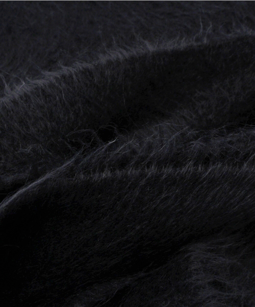 Heather（ヘザー）の「キモウストール　707087（ストール/ショール・レディース・アイボリー/ブラック/オレンジ系その他/ボルドー・ONE SIZE）」の6枚目の写真