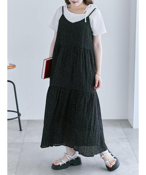 ehka sopo(エヘカソポ)の「アシメリボンカットソー(Tシャツ/カットソー・レディース・ブラウン/ブルー/オフホワイト/ブラック・F)」の22枚目の写真