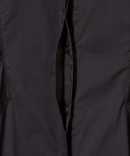 EMMEL REFINES（エメルリファインズ）の「＜EMMEL REFINES＞EM ミニシャツ ワンピース（ワンピース・レディース・ホワイト/ブラック・FREE）」の15枚目の写真