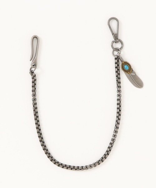 セール】ヴィンテージ タイプ フェザー ウォレットチェーン