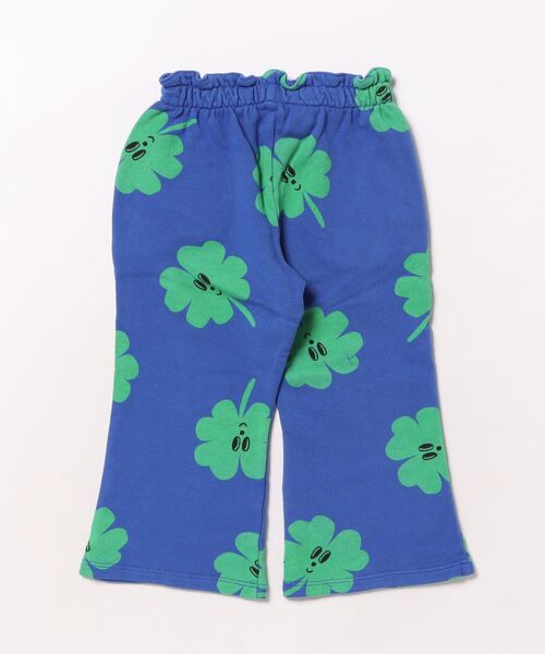BOBO CHOSES（ボボショーズ）の「Lucky Clover all over flare jogging pants（スウェットパンツ・キッズ・ブルー・2-3YEAR/4-5YEAR/6-7YEAR/8-9y/10-11y/12-13y）」の8枚目の写真