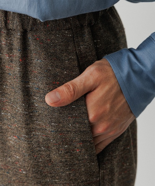 ADAM ET ROPE'（アダムエロペ）の「ハードクロス イージースラックス（スラックス・メンズ・ブラック/ブラウン系その他・M/L）」の16枚目の写真