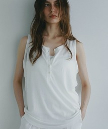 ETRE TOKYO | 【再入荷！】ヘンリーネックエアリータンクトップ(Tシャツ/カットソー)