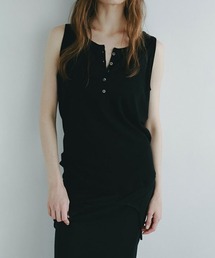 【再入荷！】ヘンリーネックエアリータンクトップ