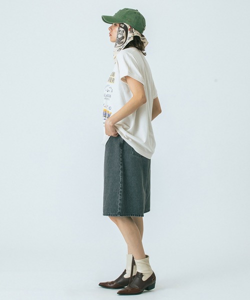 HLAADA(フラーダ)の「(HLAADA for ROSEBUD)BLOWN AWAY PRINT TEE(Tシャツ/カットソー・レディース・ホワイト/ピンク・ONE SIZE)」の13枚目の写真