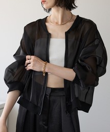 each（イーチ）の「シアージップアップブルゾン（ブルゾン）」