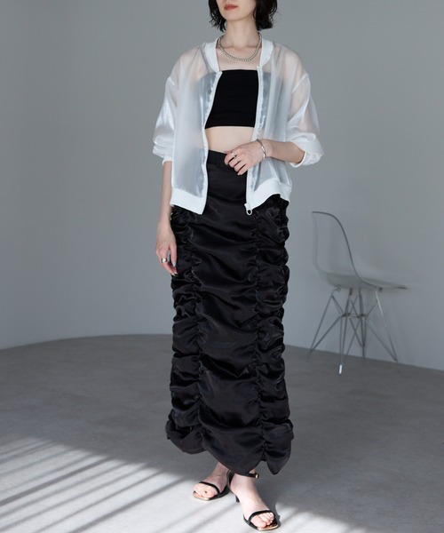 シアーコンビサテンブルゾン UN3D.（アンスリード）の「シアーコンビサテンブルゾン