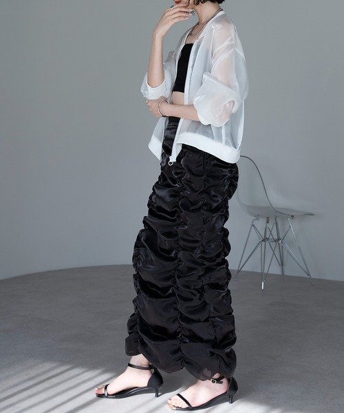 シアーコンビサテンブルゾン UN3D.（アンスリード）の「シアーコンビサテンブルゾン