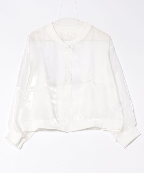 each(イーチ)の「シアージップアップブルゾン(ブルゾン・レディース・ブラック/ホワイト・FREE)」の22枚目の写真