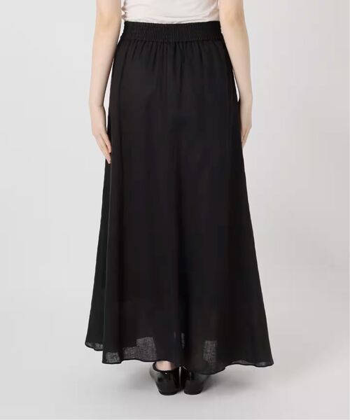 B.C STOCK（ベーセーストック）の「《追加8》手洗い可 / フレンチリネンギャザースカート（スカート・レディース・ブルー/カーキ/ホワイト/ブラックミックス・FREE）」の18枚目の写真