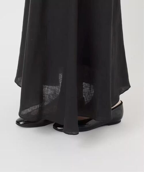 B.C STOCK（ベーセーストック）の「《追加8》手洗い可 / フレンチリネンギャザースカート（スカート・レディース・ブルー/カーキ/ホワイト/ブラックミックス・FREE）」の21枚目の写真