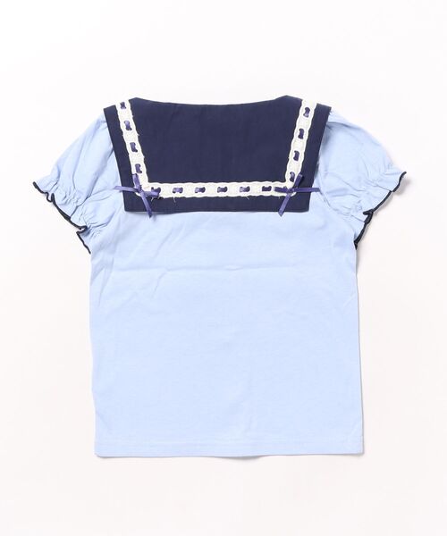 axes femme(アクシーズファム)の「スターリータイ付セーラープルオーバー(Tシャツ/カットソー・キッズ・ブルー/ラベンダー・MEDIUM/LARGE/X-LARGE)」の22枚目の写真