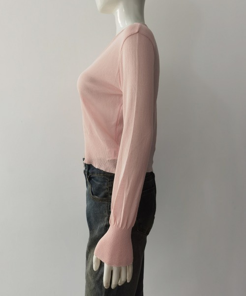 Miniministore(ミニミニストア)の「カーディガン vネック レディース韓国風(カーディガン/ボレロ・レディース・ピンク/ブラック/ラベンダー/イエロー/ホワイト・FREE)」の18枚目の写真