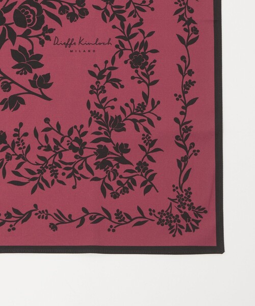 UNITED ARROWS（ユナイテッドアローズ）の「＜Dieffe Kinloch＞BK CLAVEL BLOSSOM/ハンカチ（バンダナ/スカーフ・メンズ・ダークグリーン/ワイン・FREE）」の4枚目の写真